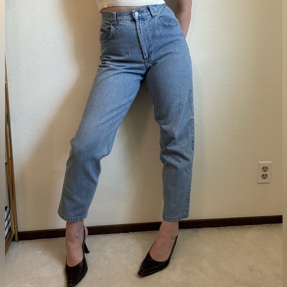 Jones New York Denim - Vintage 90s Jones New York Sport Mom Jeans Rigid Denim Retro Classic